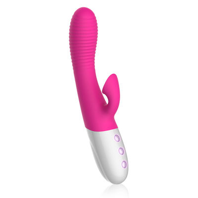 ROHS USB Charging Rabbit Vibrator Sex Toys For G Spot Clitoris Stimulator